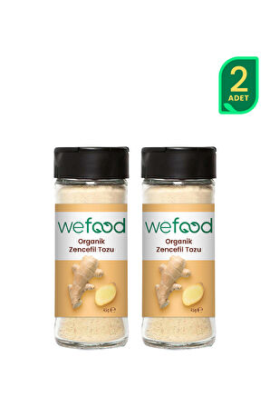 Wefood Organik Zencefil Tozu 45 gr 2'li