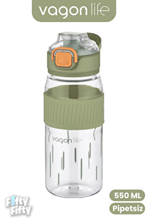 550 ML Rahat İçim (Pipetsiz) Taşıma Kulplu Çocuk Su Matarası -VGN3001ML550