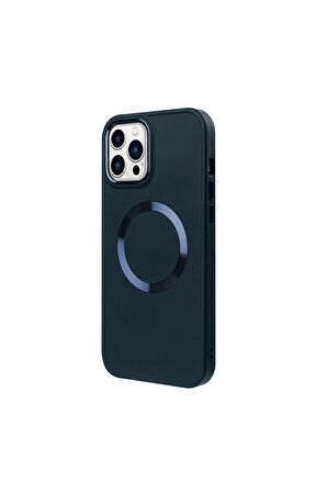 iPhone 13 Pro Magsafe Mat Pembe Kablosuz Şarj Kılıfı