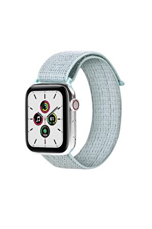 Watch Tüm Modeller Uyumlu Cırt Cırtlı Ayarlanabilir Bez Siyah Noktalı Kordon 42 44 45 49 mm