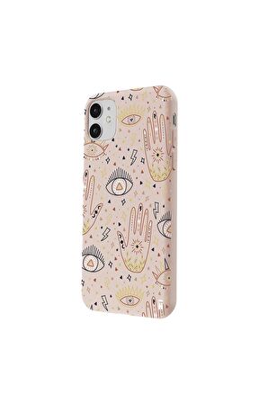 iPhone 11 Silikon Özel Tasarım Yazılı Duygusuz No Emotions Club Kırmızı Renkli Telefon Kılıfı