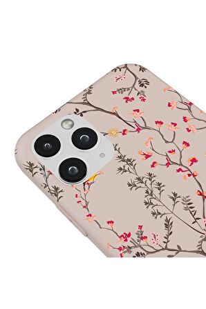 iPhone 11 Pro Max Silikon Urban Grafiti Yazılı Tarz Style Kırmızı Renkli Telefon Kılıfı