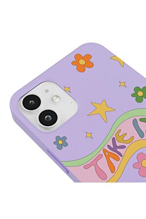 iPhone 12 Mini Silikon Özel Tasarım Dalmaçya Benekli Tasarım Kırmızı Renkli Telefon Kılıfı