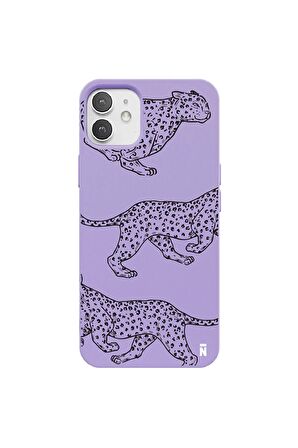 iPhone 12 Mini Silikon Özel Tasarım Dalmaçya Benekli Tasarım Kırmızı Renkli Telefon Kılıfı