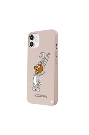 iPhone 12 Mini Silikon Özel Tasarım Dalmaçya Benekli Tasarım Kırmızı Renkli Telefon Kılıfı