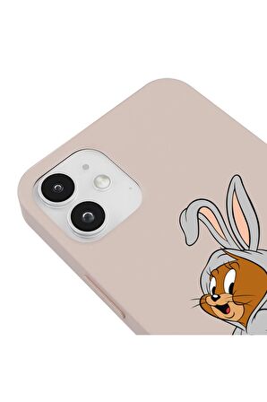 iPhone 12 Mini Silikon Özel Tasarım Dalmaçya Benekli Tasarım Kırmızı Renkli Telefon Kılıfı