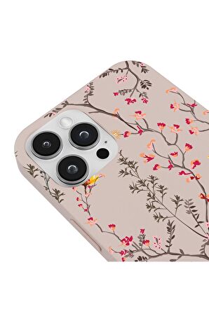 iPhone 12 Pro Silikon Özel Tasarım Dalmaçya Benekli Tasarım Kırmızı Renkli Telefon Kılıfı