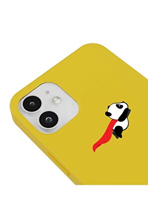iPhone 12 Pro Silikon Özel Tasarım Dalmaçya Benekli Tasarım Kırmızı Renkli Telefon Kılıfı