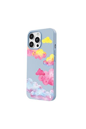 iPhone 13 Pro Max Silikon Urban Grafiti Yazılı Tarz Style Kırmızı Renkli Telefon Kılıfı