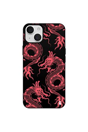 iPhone 14 Plus Silikon Bugs Bunny Tavşan Çizgi Film Tasarımlı Kırmızı Renkli Telefon Kılıfı