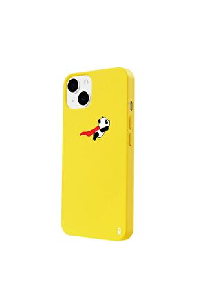 iPhone 14 Plus Silikon Bugs Bunny Tavşan Çizgi Film Tasarımlı Kırmızı Renkli Telefon Kılıfı