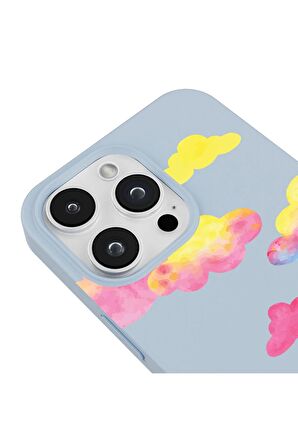 iPhone 14 Pro Silikon Özel Tasarım Yazılı Duygusuz No Emotions Kırmızı Renkli Telefon Kılıfı