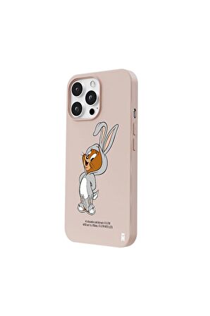 iPhone 14 Pro Silikon Özel Tasarım Yazılı Duygusuz No Emotions Kırmızı Renkli Telefon Kılıfı