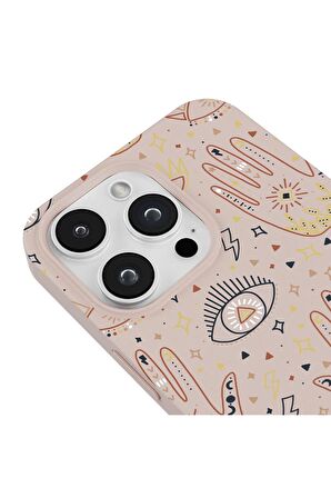 Iphone 14 Pro Max Özel Tasarım Yazılı Visual Love Sanal Aşk Lila Renkli Silikon Telefon Kılıfı