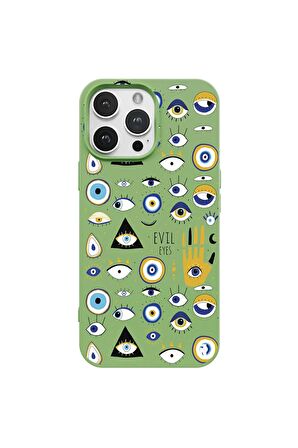 Iphone 14 Pro Max Özel Tasarım Yazılı Visual Love Sanal Aşk Lila Renkli Silikon Telefon Kılıfı