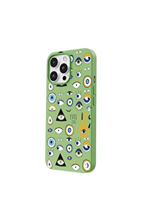 Iphone 14 Pro Max Özel Tasarım Yazılı Visual Love Sanal Aşk Lila Renkli Silikon Telefon Kılıfı