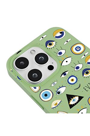 Iphone 14 Pro Max Özel Tasarım Yazılı Visual Love Sanal Aşk Lila Renkli Silikon Telefon Kılıfı