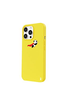 Iphone 14 Pro Max Özel Tasarım Yazılı Visual Love Sanal Aşk Lila Renkli Silikon Telefon Kılıfı
