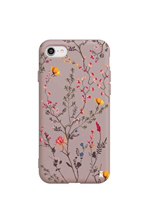iPhone SE 2020-7-8 Silikon Özel Tasarım Nazar Evil Eyes Üçgen Gözler Yeşil Renkli Telefon Kılıfı