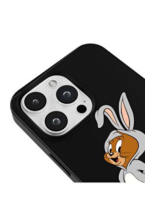 iPhone 15 Pro Silikon Özel Tasarım Kaplan Çizgisi Desenli Sarı Renkli Telefon Kılıfı