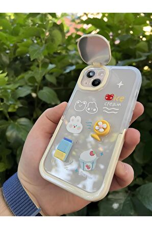 iPhone 14 Özel Üretim 3 Boyutlu Şanslı Tasarımlı Silikon Telefon Kılıfı