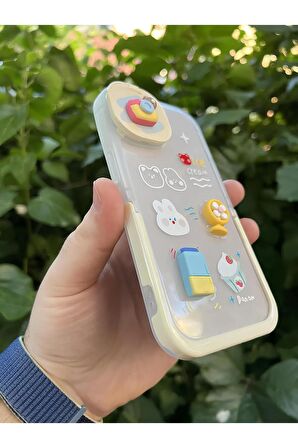 iPhone 14 Özel Üretim 3 Boyutlu Şanslı Tasarımlı Silikon Telefon Kılıfı