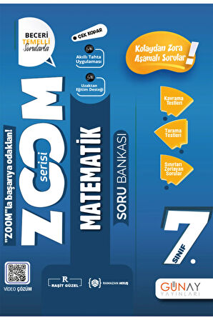 7.Sınıf Zoom Matematik Soru Bankası 20222023