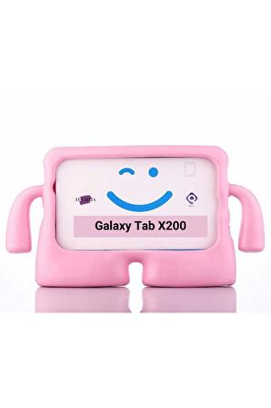 Galaxy Tab A8 10.5 SM-X200 Uyumlu iBuy Eğlenceli Karakterli Standlı Tablet Kılıf