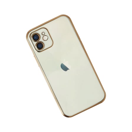 Apple iPhone 11 Kılıf Razer Lensli Silikon - Gold