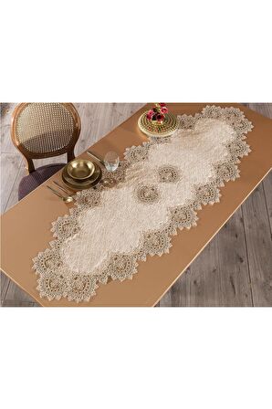 Kadife Dantelli Runner Glen