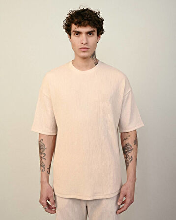Erkek Krinkıl Oversize T-Shirt