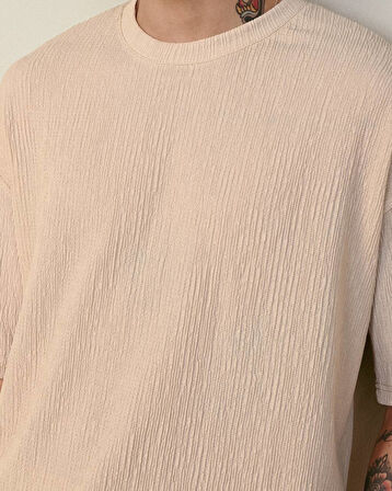 Erkek Krinkıl Oversize T-Shirt