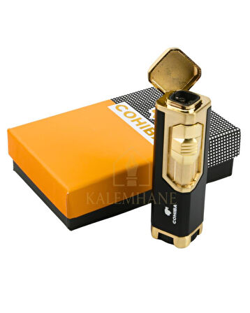Pürmüz Model Cohiba İsme Özel Gazlı Çakmak