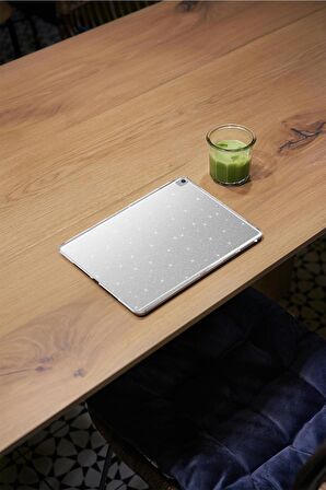 Apple iPad 10.2 (8. Nesil) Uyumlu Fuchsia Işıltılı Tablet Kılıf