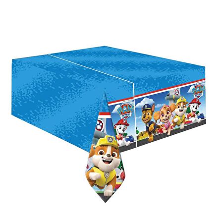 paw patrol plastik masa örtüsü doğum gün parti eğlence çocuk karakterler 120x180PAW PATROL REFRESH LİSANSLI 