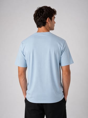 UMBRO Season Erkek Açık Mavi Pamuklu Spor Tişört NF0150