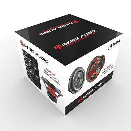 REISS AUDIO RS-RX15 Oto Bass Subwoofer 38cm 3000W