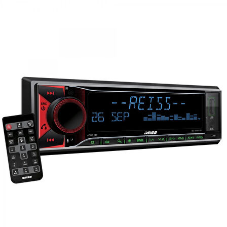 REISS AUDI RS-MX81DSP Oto Teyp Dsp 4X50 Watt Bluetooth Mobil Aplikasyon Usb Sd Fm Aux