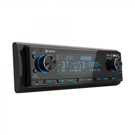REISS AUDI RS-MX85DSP Oto Teyp Dsp 4X50 Watt Bluetooth Mobil Aplikasyon Usb Sd Fm Aux