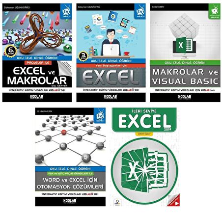 KODLAB YAYIN SÜPER EXCEL EĞİTİM SETİ