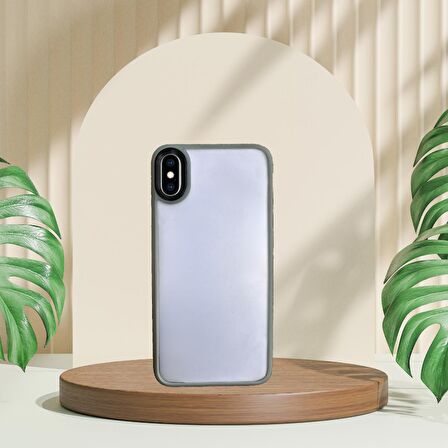 İPHONE XS MAX YANLARI RENKLİ SİLİKON PARLAK ARKA YÜZEYLİ TLP TİGER HİBRİT KAPAK