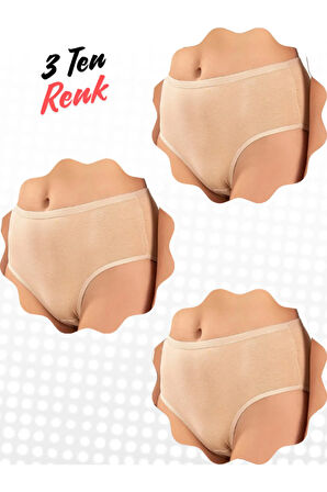 Yüksek Bel Bato Tarzında Bikini 3 Lü Adet Ekonomik Set (Ultra Kalitededir)