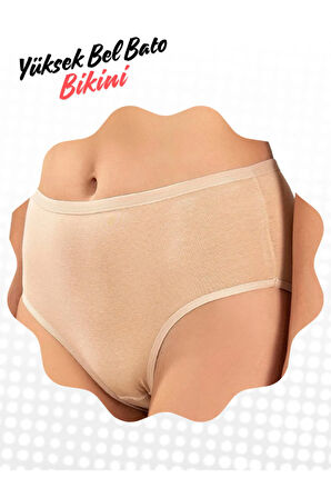 Yüksek Bel Bato Tarzında Bikini 3 Lü Adet Ekonomik Set (Ultra Kalitededir)