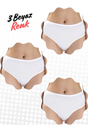 Yüksek Bel Bato Tarzında Bikini 3 Lü Adet Ekonomik Set (Ultra Kalitededir)