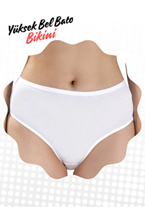 Yüksek Bel Bato Tarzında Bikini 3 Lü Adet Ekonomik Set (Ultra Kalitededir)