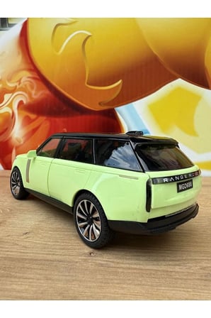 Range Rover Sport Model Araba Yeşil PLASTİK Sesli Işıklı Açılan Kapılar Range Rover Araba