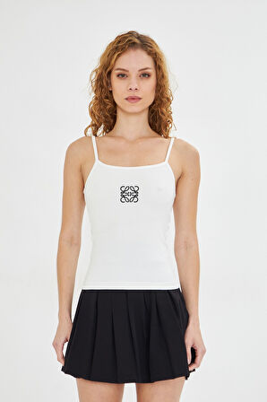 Kadın Modal Kumaş İnce Askılı Body