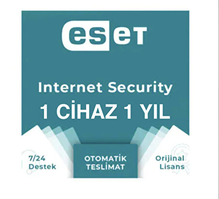 Eset İnternet Security 1 Cihaz 1 Yıl ( Dijital Lisans )