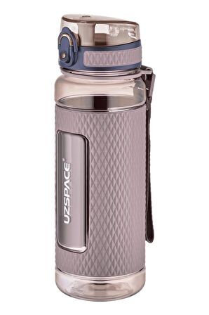 Uzspace FiftyFifty 800ml -BÜYÜK BOY- Tritan Su Matarası Silikon Korumalı Kaydırmaz Gövde