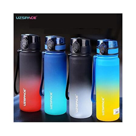 Uzspace Tritan Su Matarası 500Ml VGN3026 Pembe Turkuaz